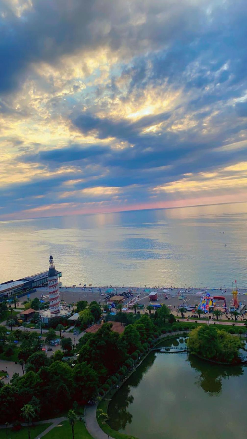Апартаменты С Видом На Море Twin Towers Batumi, Orbi City المظهر الخارجي الصورة